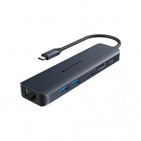 Hyper | HyperDrive EcoSmart Gen.2 Universal USB-C 7-in-1 Hub w 100 W PD Power Pass-thru