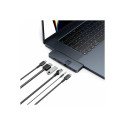 Hyper | HyperDrive Dual USB-C TB Compatible 7-in-2 Hub with universal USB-C ext Adaptor for MacBook 