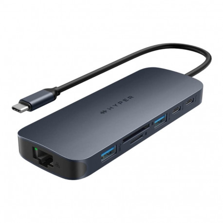 Hyper | HyperDrive Next 11 pordiga USB-C jaotur | HD4006GL | Ethernet LAN (RJ-45) portide arv 1 | HD