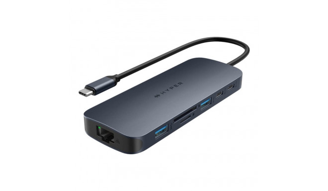 Hyper HyperDrive Next 11-portiline USB-C jaotur HD4006GL Ethernet LAN (RJ-45) port 1 HDMI porte 2 x 