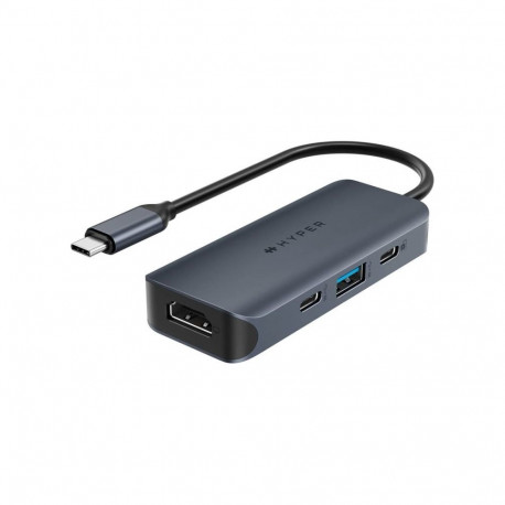 Hyper | HyperDrive Next 4 Port USB-C jaotur | HD4001GL | HDMI portide arv 1