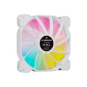 Corsair | 140mm White PWM Fan, Dual Fan Kit with Lighting Node CORE | iCUE SP140 RGB ELITE Performan