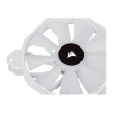 Corsair | 140mm White PWM Fan, Dual Fan Kit with Lighting Node CORE | iCUE SP140 RGB ELITE Performan