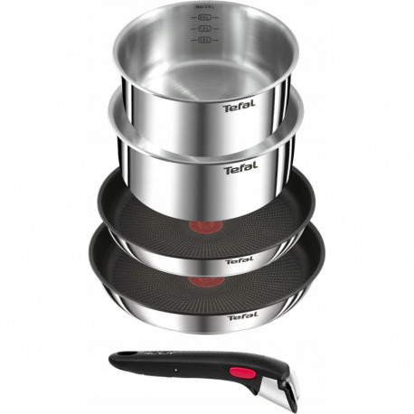 Tefal pannide komplekt L897S574 Ingenio Emotion 5-osaline sobib induktsioonpliidile eemaldatava sang