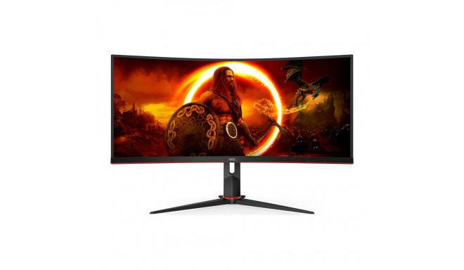 AOC | Gaming Monitor | CU34G2XP/BK | 34 " | VA | 21:9 | 180 Hz | 1 ms | 3440 x 1440 pixels | HDMI po