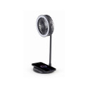 Gembird | TA-WPC10-LEDFAN-01 Desktop Fan With Lamp And Wireless Charger | N/A | Phone or tablet with