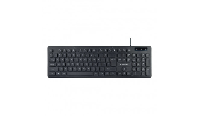 Gembird | "Rainbow" Backlight Multimedia Keyboard | KB-UML-02 | Keyboard | Wired | US | N/A | Black