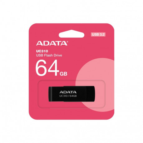 ADATA UC310 64 GB USB 3.2 Gen1 must USB-mälupulk