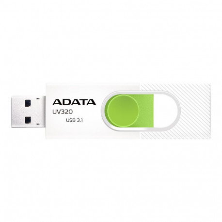 ADATA | USB Flash Drive | UV320 | 128 GB | USB 3.2 Gen1 | White/Green