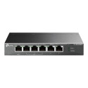 TP-LINK | 6-Port Gigabit Switch with 3-Port PoE+ and 1-Port PoE++ | TL-SG1006PP | Unmanaged | Deskto