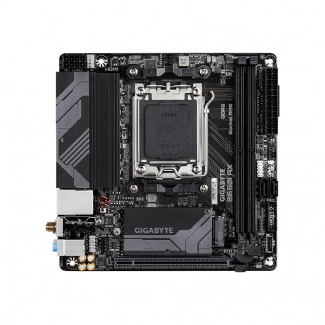 Gigabyte | B650I AX 1.0 | Processor family AMD | Processor socket AM5 | DDR5 DIMM | Supported hard d
