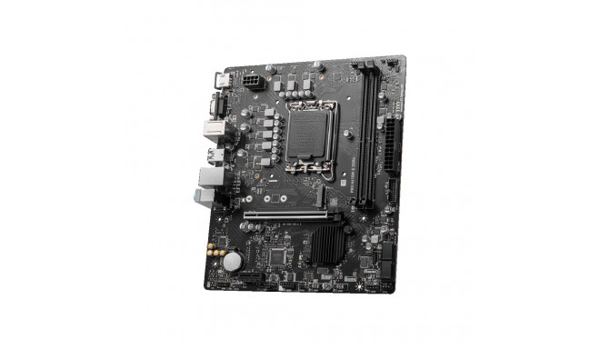 MSI PRO H610M-E protsessoripere Intel protsessoripesa LGA1700 toetatud kõvaketta liidesed SATA, M.2 