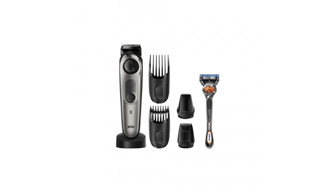 Braun | Beard Trimmer | BT7940 | Cordless | Number of length steps 39 | Silver/Black