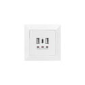Digitus | Socket with USB A & USB-C Ports, flush mounted