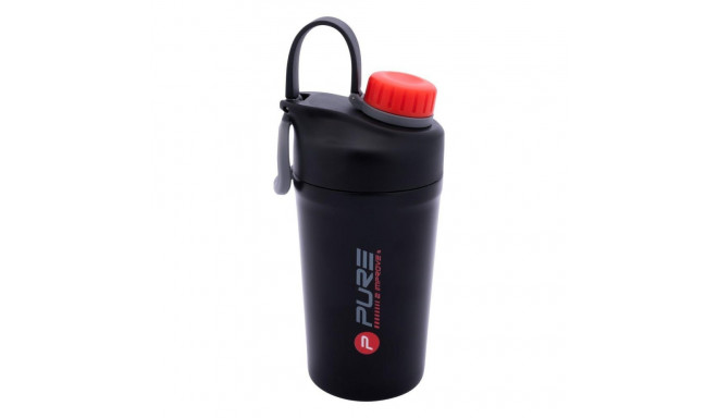 Pure2Improve | Thermo Bottle Shaker, 600 ml | Black