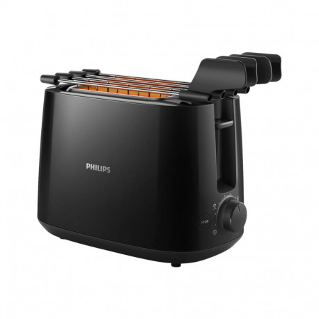 Philips | Daily Collection Toaster | HD2583/90 | Number of slots 2 | Housing material Plastic | Blac