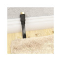 Goobay | Black | HDMI male (type A) | HDMI (type A) | High Speed HDMI Flat Cable with Ethernet | HDM