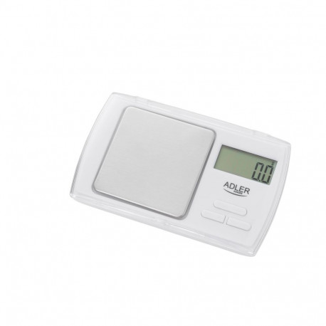 Adler | Precision scale | AD 3161 | Maximum weight (capacity) 0.5 kg | Accuracy 0.01 g | White