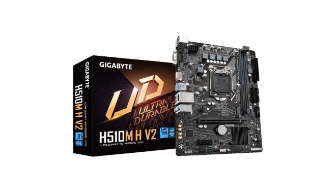 Gigabyte | H510M H V2 1.0 M/B | Processor family Intel | Processor socket  LGA1200 | DDR4 DIMM | Mem