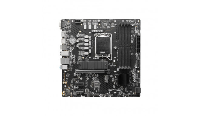 MSI PRO B760M-P Intel protsessoripere LGA1700 protsessoripesa DDR5 DIMM 4 mälupesa toetatud kõvakett
