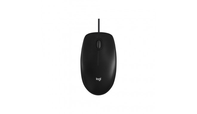 Logitech | Mouse | M100 | Optical mouse | Optical | Wired | Black