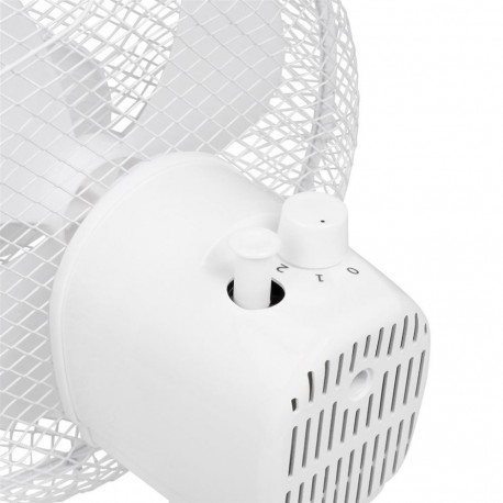 Tristar lauaventilaator VE-5721 30W läbimõõduga 23cm 2 kiirusega pöörlev, valge