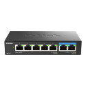 D-Link | 7-Port Multi-Gigabit Unmanaged Switch | DMS-107/E | Unmanaged | Desktop | 1 Gbps (RJ-45) po