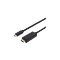Digitus USB Type-C adapter cable, Type-C to HDMI A M/M, 2.0m, 4K/60Hz, 18GB, bl, gold | Digitus | AK