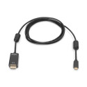 Digitus USB Type-C adapter cable, Type-C to HDMI A M/M, 2.0m, 4K/60Hz, 18GB, bl, gold | Digitus | AK