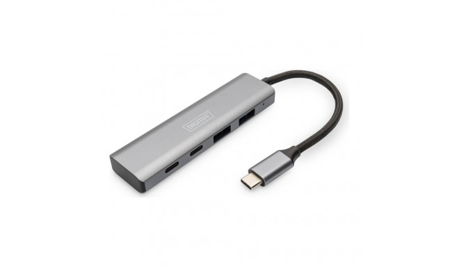 Digitus USB-C 4-portiline jaotur 2x USB-A + 2x USB-C Gen2 DA-70245 USB-C jaotur