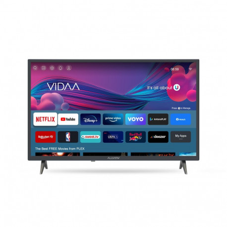 Allview | 32iPlay6000-H | 32" (81 cm) | Nutiteler | VIDAA | HD | Must