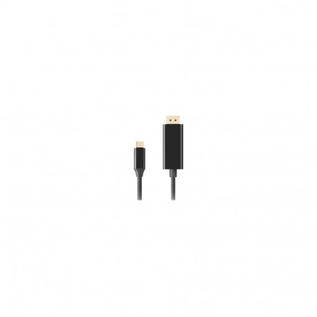 Lanberg USB-C DisplayPort kaabel, 3 m, 4K/60Hz, must