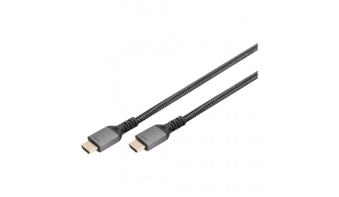 Digitus 8K PREMIUM HDMI 2.1 ühenduskaabel DB-330200-030-S HDMI isane (tüüp A) HDMI isane (tüüp A) HD