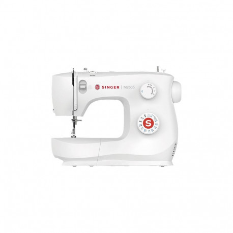 Singer | Sewing Machine | M2605 | Number of stitches 12 | White
