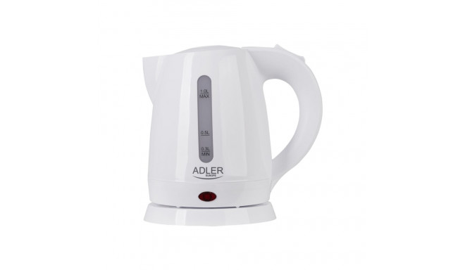 Adler | Kettle | AD 1272 | Electric | 1600 W | 1 L | Stainless steel/Polypropylene | 360° rotational