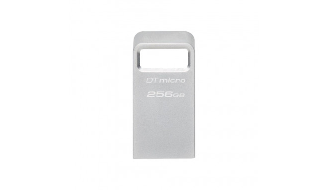 Kingston USB 3.2 mälupulk DataTraveler micro 256 GB USB 3.2 hõbedane