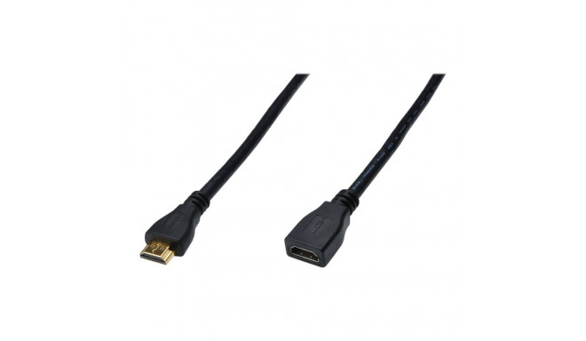 Digitus HDMI High Speed pikenduskaabel AK-330201-050-S Type A M/F HDMI emane (Type A) HDMI isane (Ty