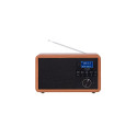 Adler | AD 1184 | Radio DAB+ Bluetooth | Black/Brown | Alarm function