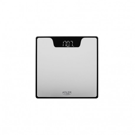 Adler | Bathroom Scale | AD 8174s | Maximum weight (capacity) 180 kg | Accuracy 100 g | Silver