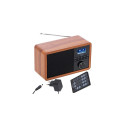 Adler | AD 1184 | Radio DAB+ Bluetooth | Black/Brown | Alarm function