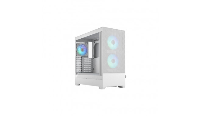 Fractal Design | Pop Air RGB | Side window | White TG Clear Tint | ATX, mATX, Mini ITX | Power suppl