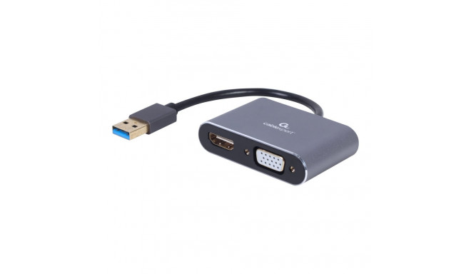 Cablexpert | USB display adapter | A-USB3-HDMIVGA-01 | USB 3.0 Type-A | 0.15 m