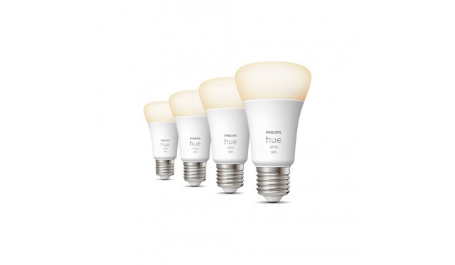 Hue W 9W A60 E27, 4pcs pack | E27 | 9 W | Warm White 2700K | Bluetooth and Zigbee