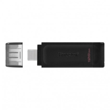 Kingston | USB Flash Drive | DataTraveler 70 | 128 GB | USB Type-C | Black