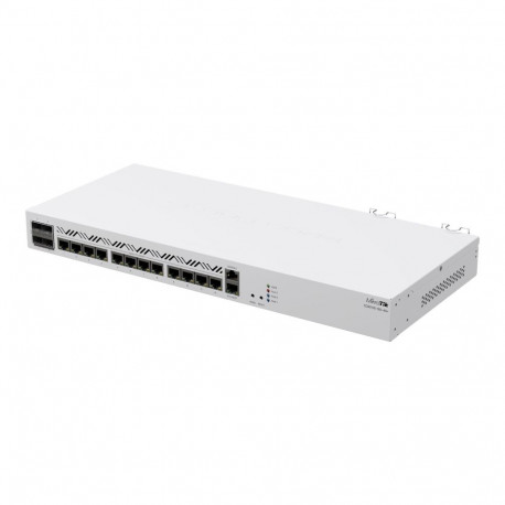 MikroTik ruuter Cloud Core Router CCR2116-12G-4S+, 16-tuumaline 2GHz ARM-protsessor, 16GB DDR4 RAM, 