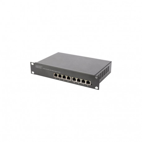 Digitus 8-portine gigabit ethernet lüliti DN-80114 haldamata rackile paigaldatav sisemine toiteallik
