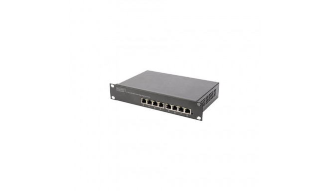 Digitus | 8-pordiline Gigabit Etherneti lüliti | DN-80114 | Haldamata | Riiulipaigaldatav | Sisemine