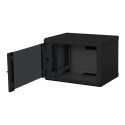 Digitus | Wall Mounting Cabinet | DN-19 07-U-SW | Black | IP protection class: IP20; Front door: Gla