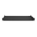 Digitus | Fixed Shelf for Racks | DN-19 TRAY-1-SW | Black | The shelves for fixed mounting can be in