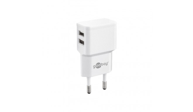 Goobay | 2.4 A | Kahe USB pesaga laadija | 44952